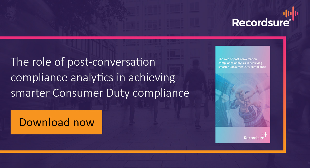 Post-Call Compliance Analytics for Smarter Consumer Duty Compliance ...